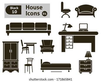 House icons. Vector set for you design