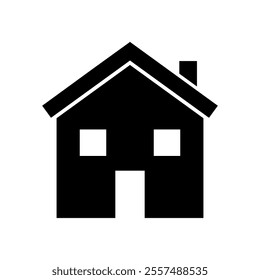 House illustrated on white background