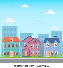 house illustration