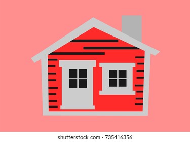 House illustration vector