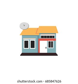 House illustration vector art
