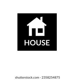 House Image Logo with White Background
