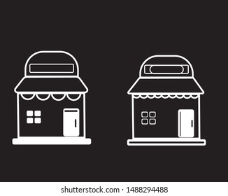 house image vector icon for design and art
