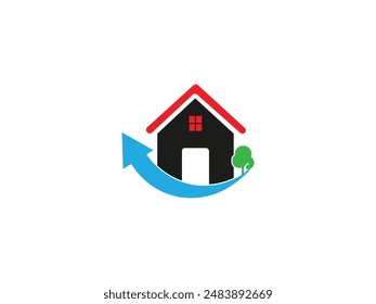 Vector de logotipo de inspiración para mejoras en la casa