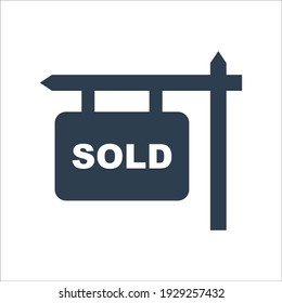 House information icon.property,sold (vector illustration)