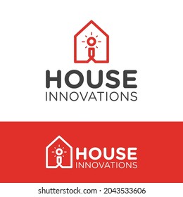 House Innovation Logo Vector, Template for Your Company