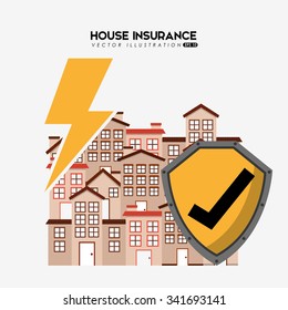 house insurance design, vector illustration eps10 graphic 