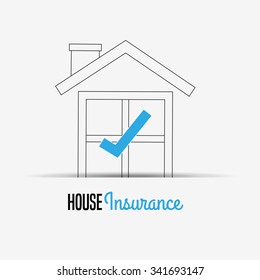 house insurance design, vector illustration eps10 graphic 
