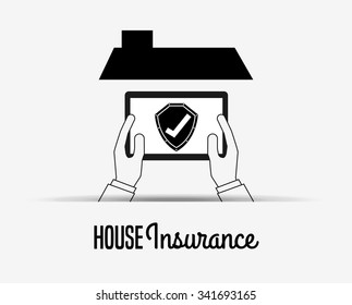 house insurance design, vector illustration eps10 graphic 