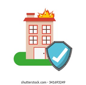 house insurance design, vector illustration eps10 graphic 