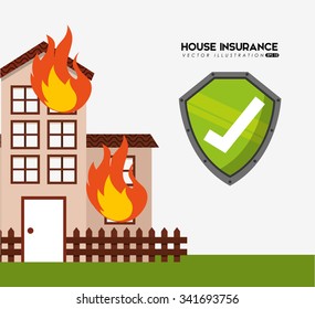 house insurance design, vector illustration eps10 graphic 