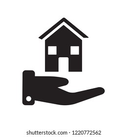 House insurance icon. Trendy House insurance logo concept on white background from Insurance collection. Suitable for use on web apps, mobile apps and print media.