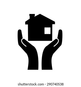 House insurance icons vector.