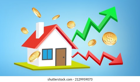 House investment concept in vector format