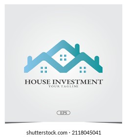 House investment logo premium elegant template vector eps 10