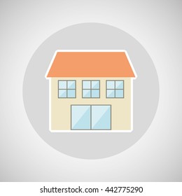 house isolated design 