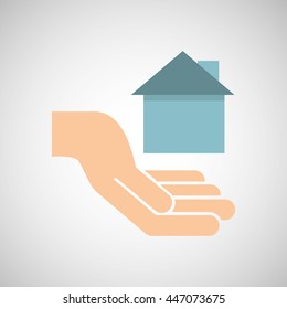 house isolated design, vector illustration eps10 graphic 