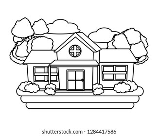 house isolated icon