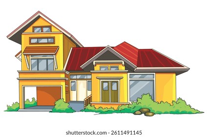 House isolated on a white background