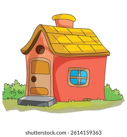 House isolated on a white background