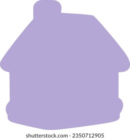 icono de silueta vectorial aislada de la casa