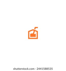 house of juice vector illustration