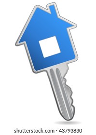 House key. Concept of real estate.