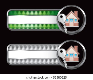 fichas de control de casa y clave verde y plata