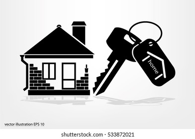 house key hand.