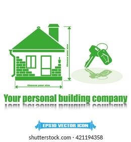 House key hand vector illustration EPS 10