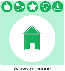House with key icon.