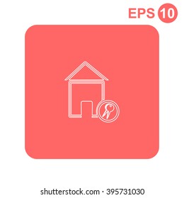 House with key icon.