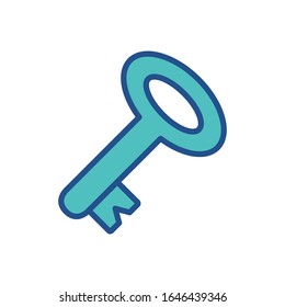 house key icon collection, trendy style