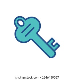 house key icon collection, trendy style