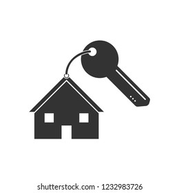 House key. Icon Flat