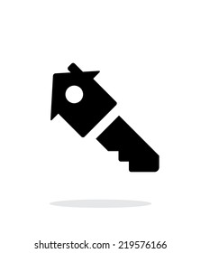 House key icon on white background. Vector illustration.