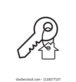 House key icon vector design template