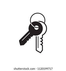 House key icon vector design template.