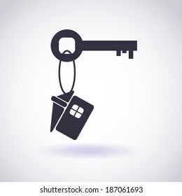 House key icon. Vector EPS10
