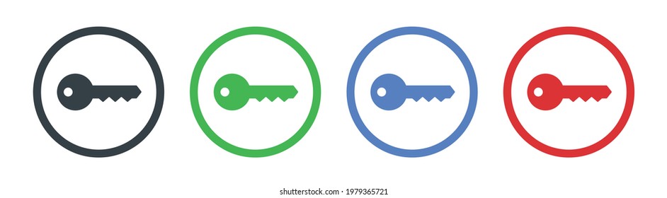 House key icon vector illustration.