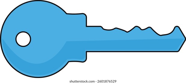 house key icon vector illustration.
