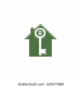 Vector Logo Template Eco Home Illustration Stock Vector (Royalty Free ...