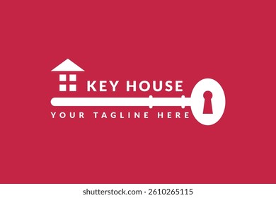 house key logo design. logo icon vector illustration