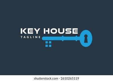 house key logo design. logo icon vector illustration