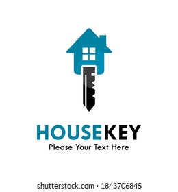 House Key Logo Template Illustration