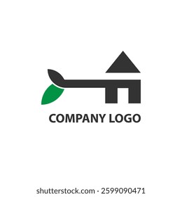 House key real estate company logo