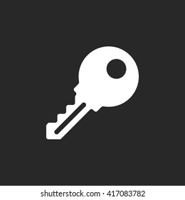 House key sign  simple icon on  background