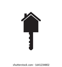 house key symbol on a white background