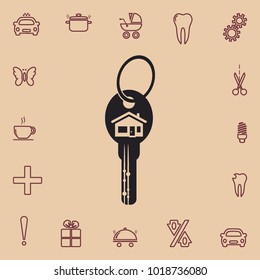 House key, vector icon