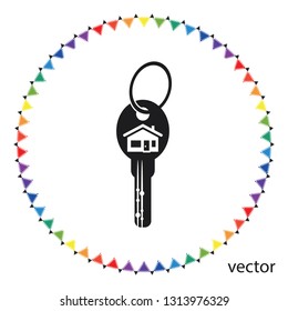 House key, vector icon